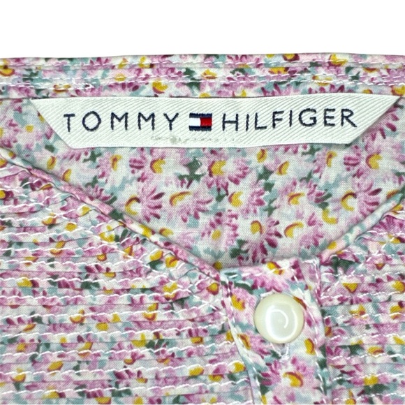 Tommy Hilfiger Floral Spaghetti Strap Top 100% Cotton - Picture 5 of 7
